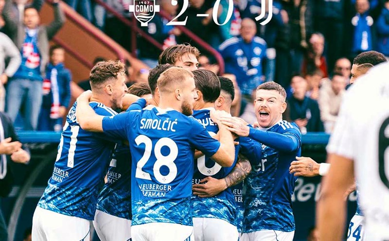 Como defeated Juventus in Serie A 2025-2026. Photo: Como