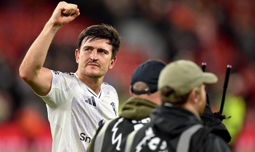 Harry Maguire đóng góp vào chiến thắng của Man United trước Liverpool. Ảnh: AFP