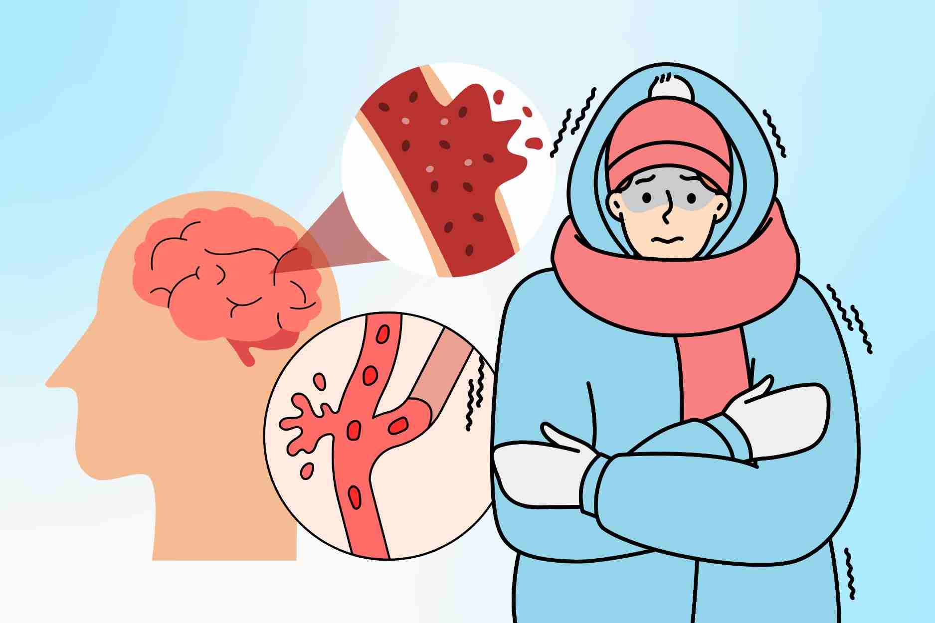 Simple ways to help the elderly prevent stroke when the weather turns cold