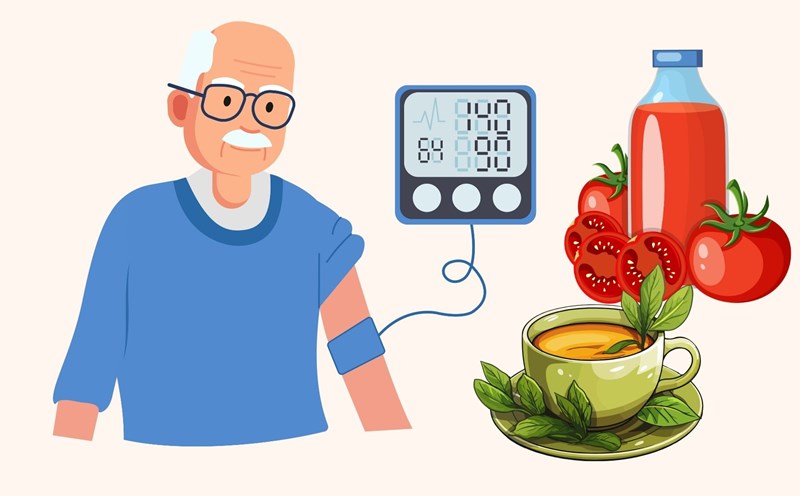 Name drinks that help lower blood pressure naturally. Graphics: Linh Dan