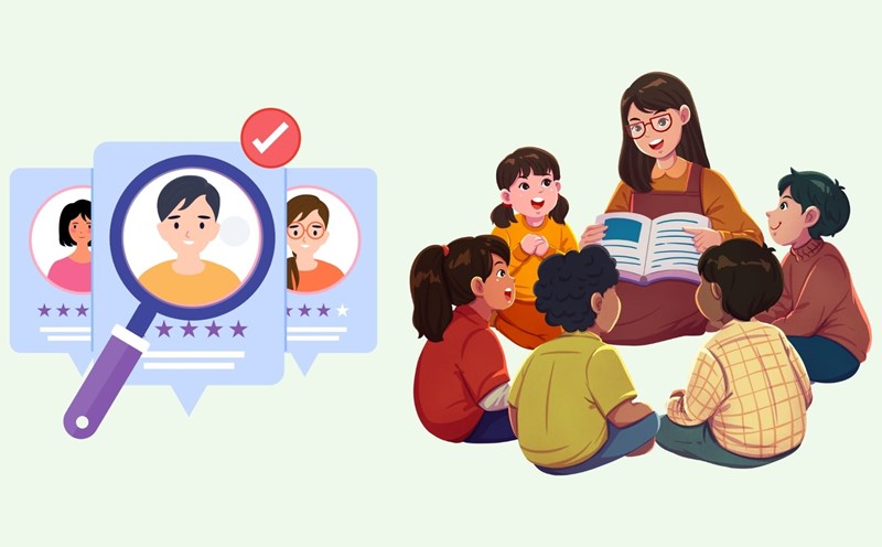 The Ministry of Education and Training plans to have the authority to recruit teachers in high school institutions. Graphics: Linh Dan