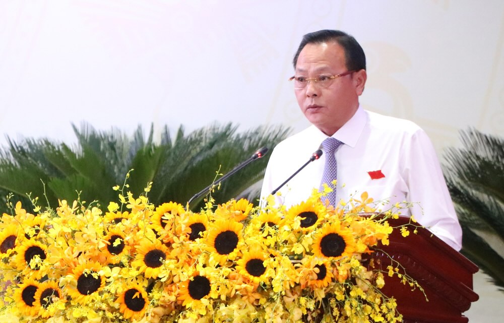 Ong Nguyen Hung Trang - Tinh uy vien, Bi thu Dang uy, Chu tich Hoi dong nhan dan phuong Cao Lanh. Anh: Cong thong tin dien tu Dong Thap. 