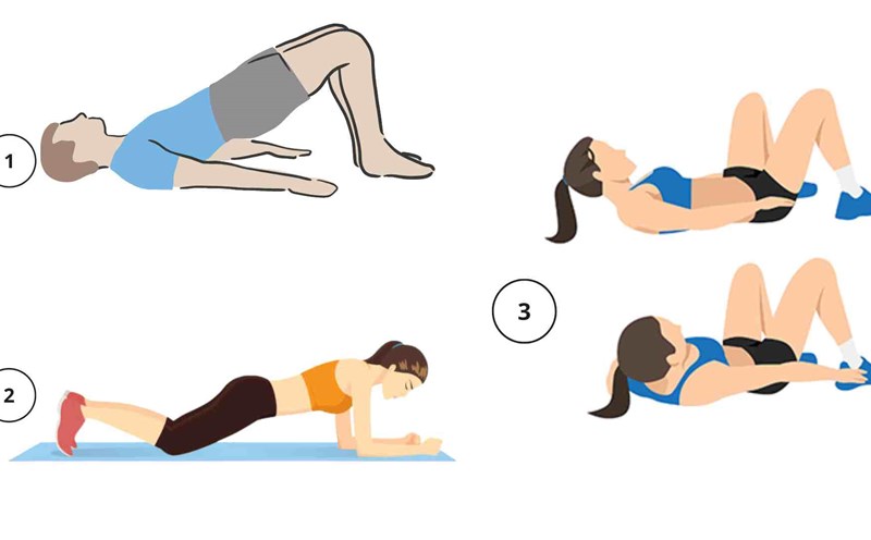 Regularly performing abdominal exercises will be good for people over 50 years old. Graphics: Ha May