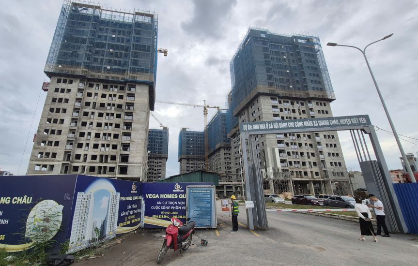 Du an nha o xa hoi Vega Homes (phuong Nenh, tinh Bac Ninh). Anh: PV