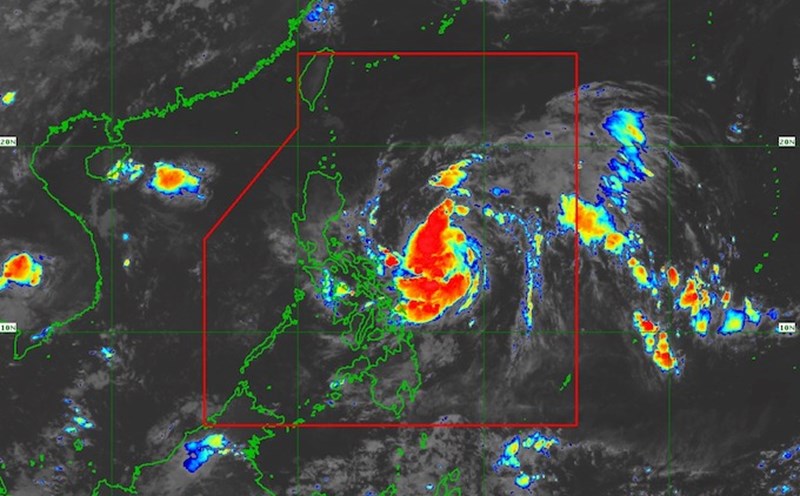Updated location and affected area of storm No. 11 Matmo about to enter the East Sea. Photo: PAGASA