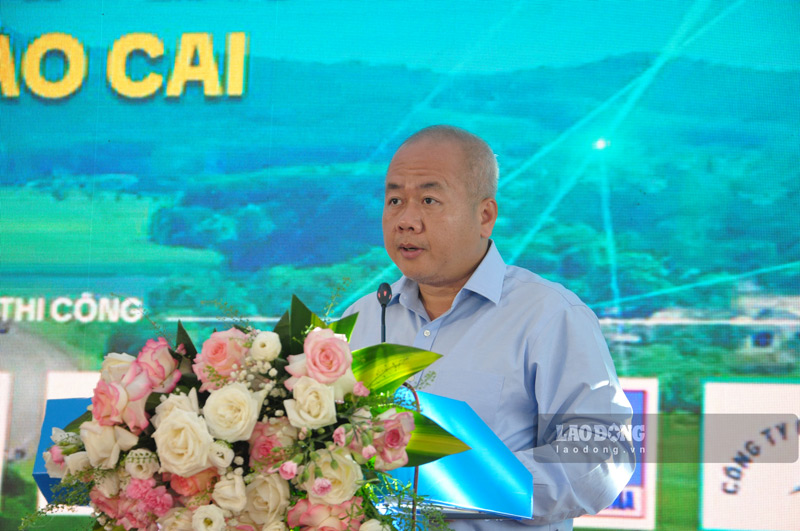 Thu truong Bo Tai chinh Do Thanh Trung mong du an som hoan thanh de dam bao su mong moi cua nhan dan. Anh: Dinh Dai