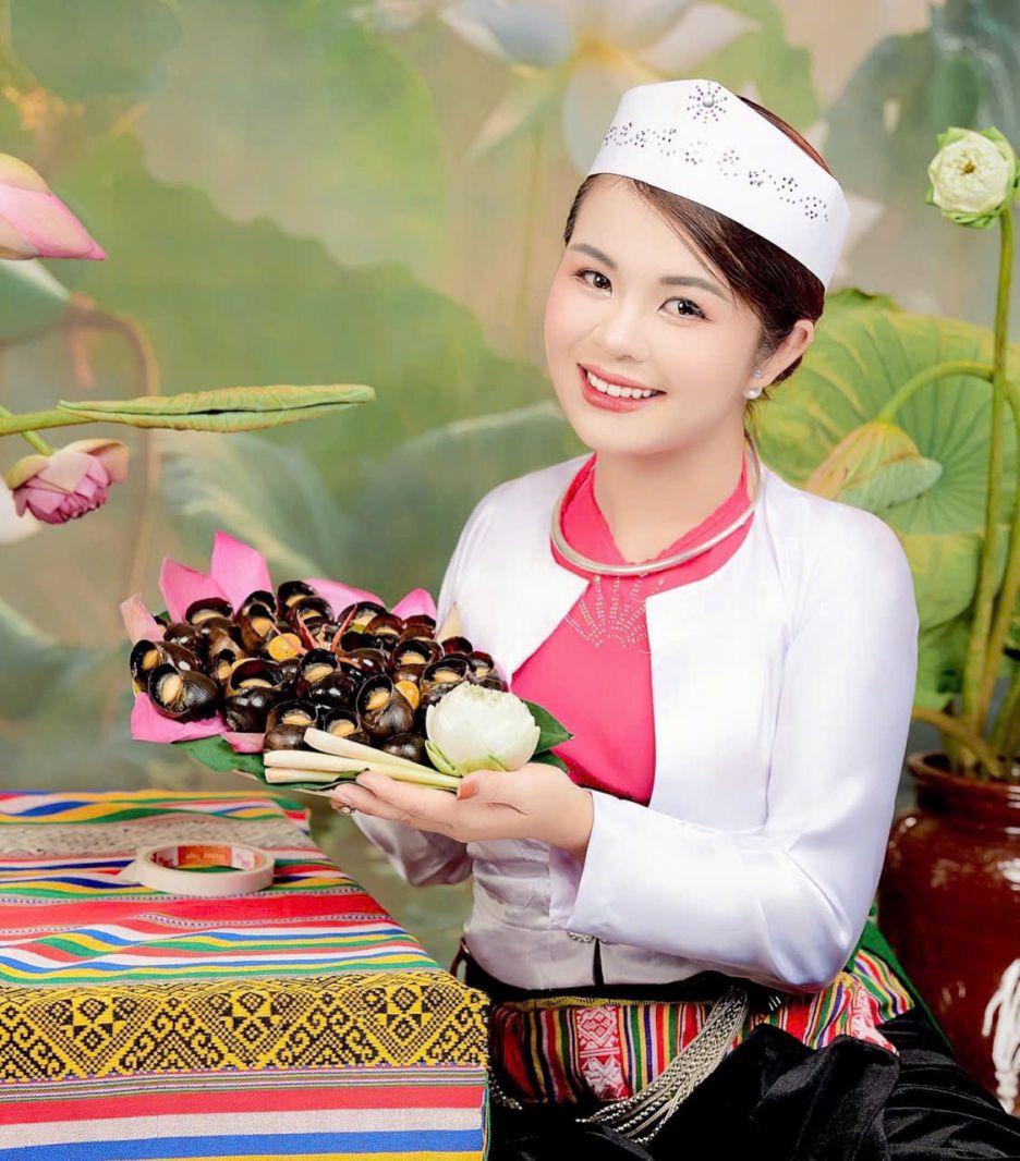 Chả ốc nhồi Mơ Đức được sản xuất từ ốc nhồi nuôi trồng theo phương pháp hữu cơ. Ảnh: HTX Nông nghiệp hữu cơ Mơ Đức