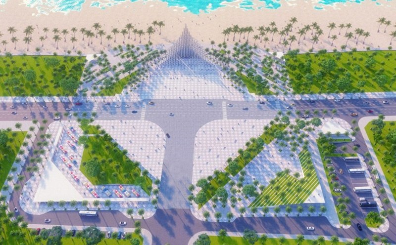 Perspective of Thuy Van Square after completing the expansion. Photo: VT Project Management Board