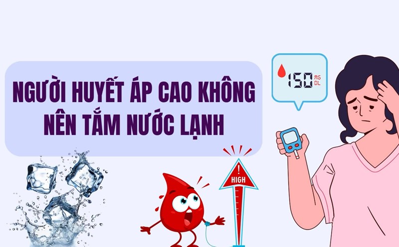 People with high blood pressure should not take cold showers