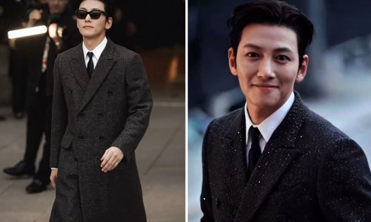 Ji Chang Wook tham dự show Tom Ford. Ảnh: cắt từ video
