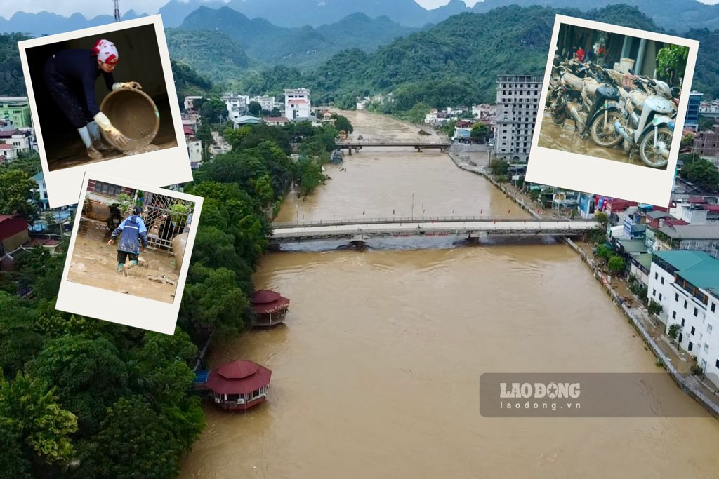 Tuyen Quang suffered heavy damage after the historic flood. Photo: Dang Vu.