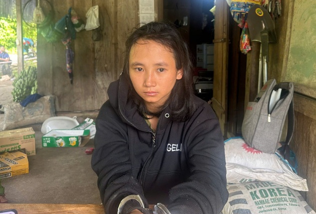 Nghi phạm Nguyễn Thị Hoài Thương sát hại chồng rồi ra đầu thú. Ảnh: CACC