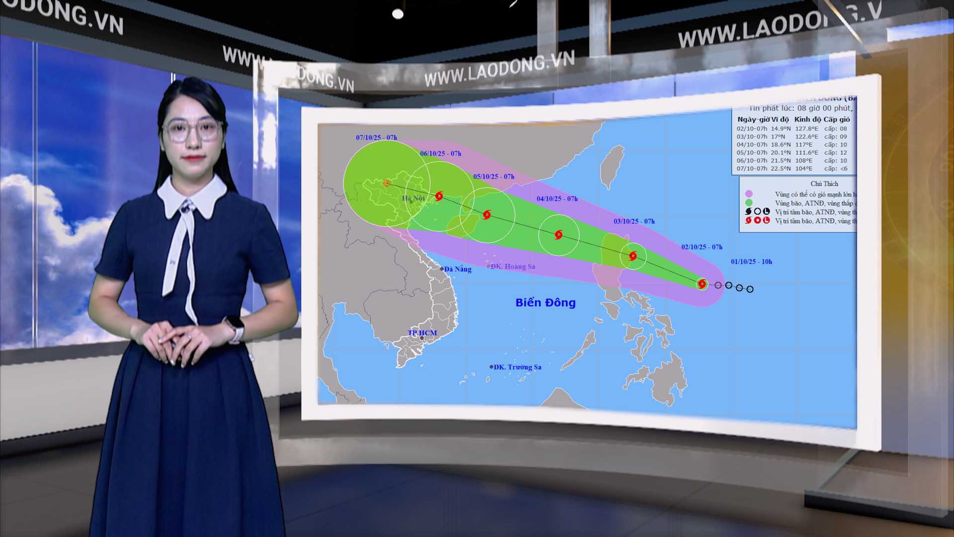 Les previsions meteorologiques pour ce soir et demain 3 octobre
