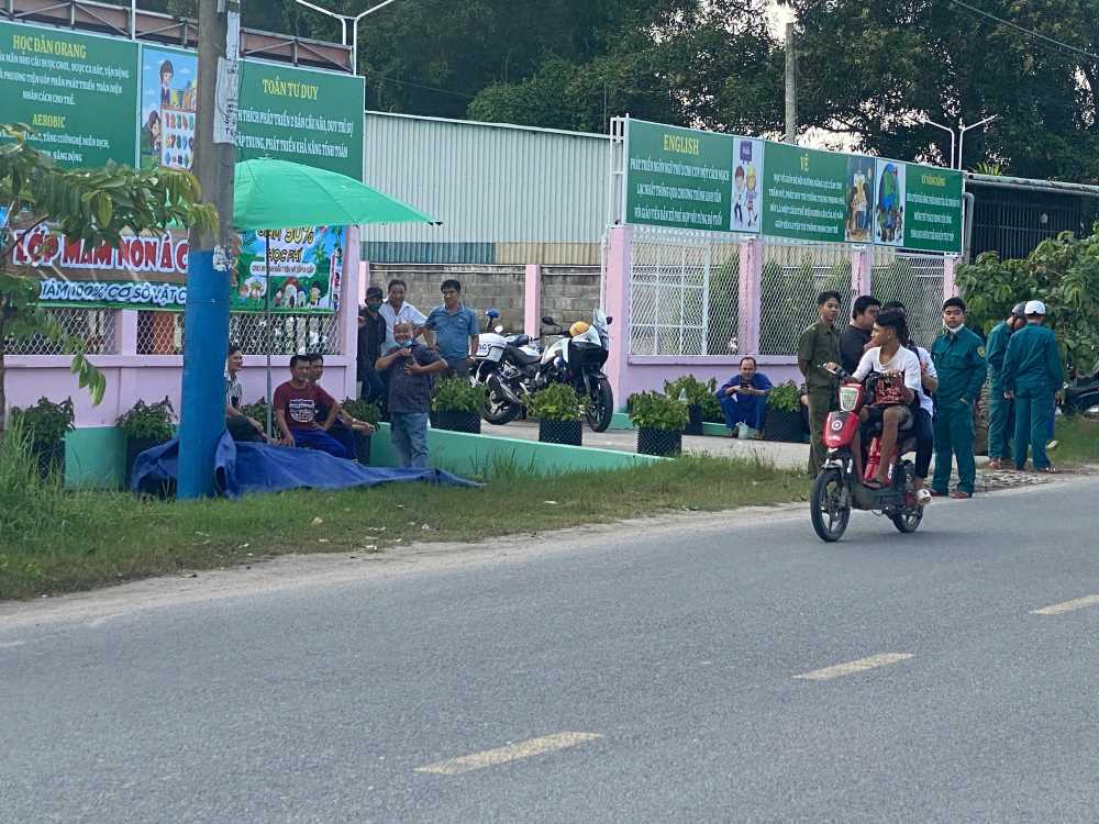 Hien truong vu tai nan tai TPHCM. Ảnh: An Huy