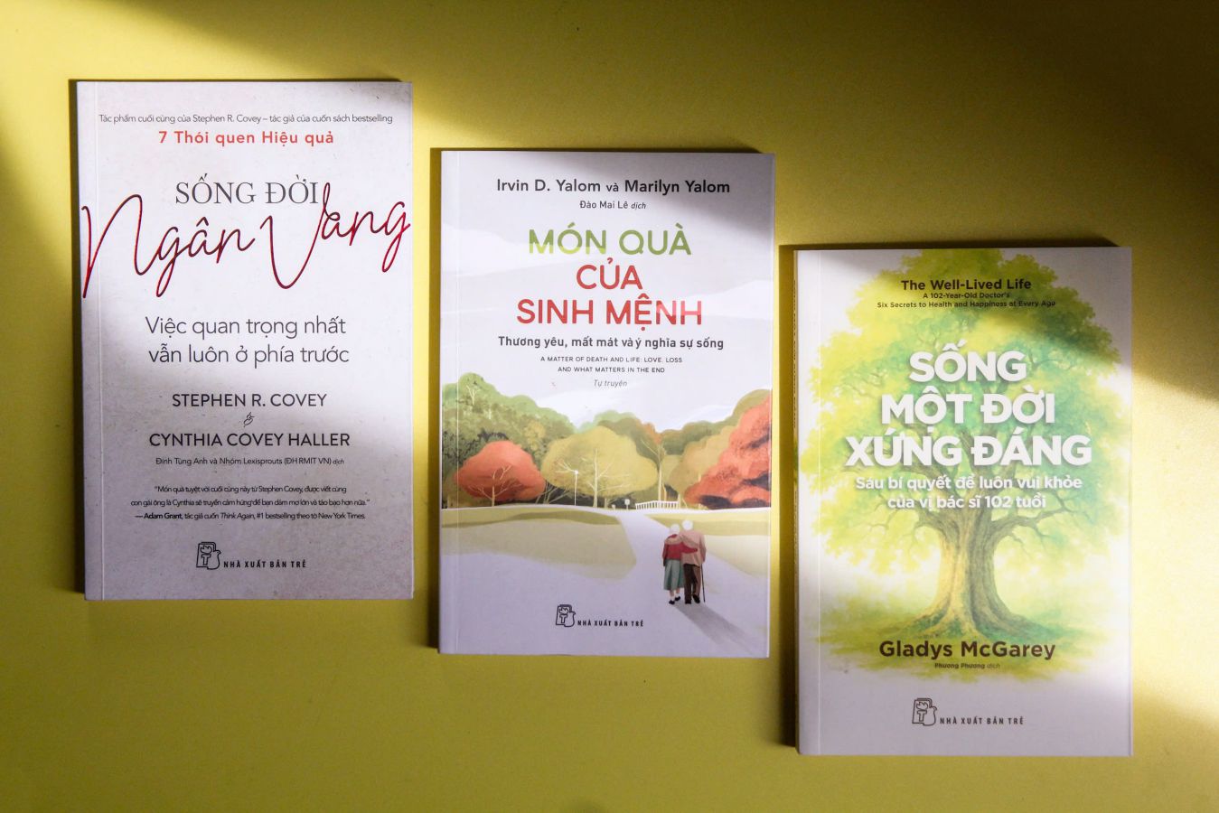 Coleccion de libros para personas mayores. Foto: NXB Tre