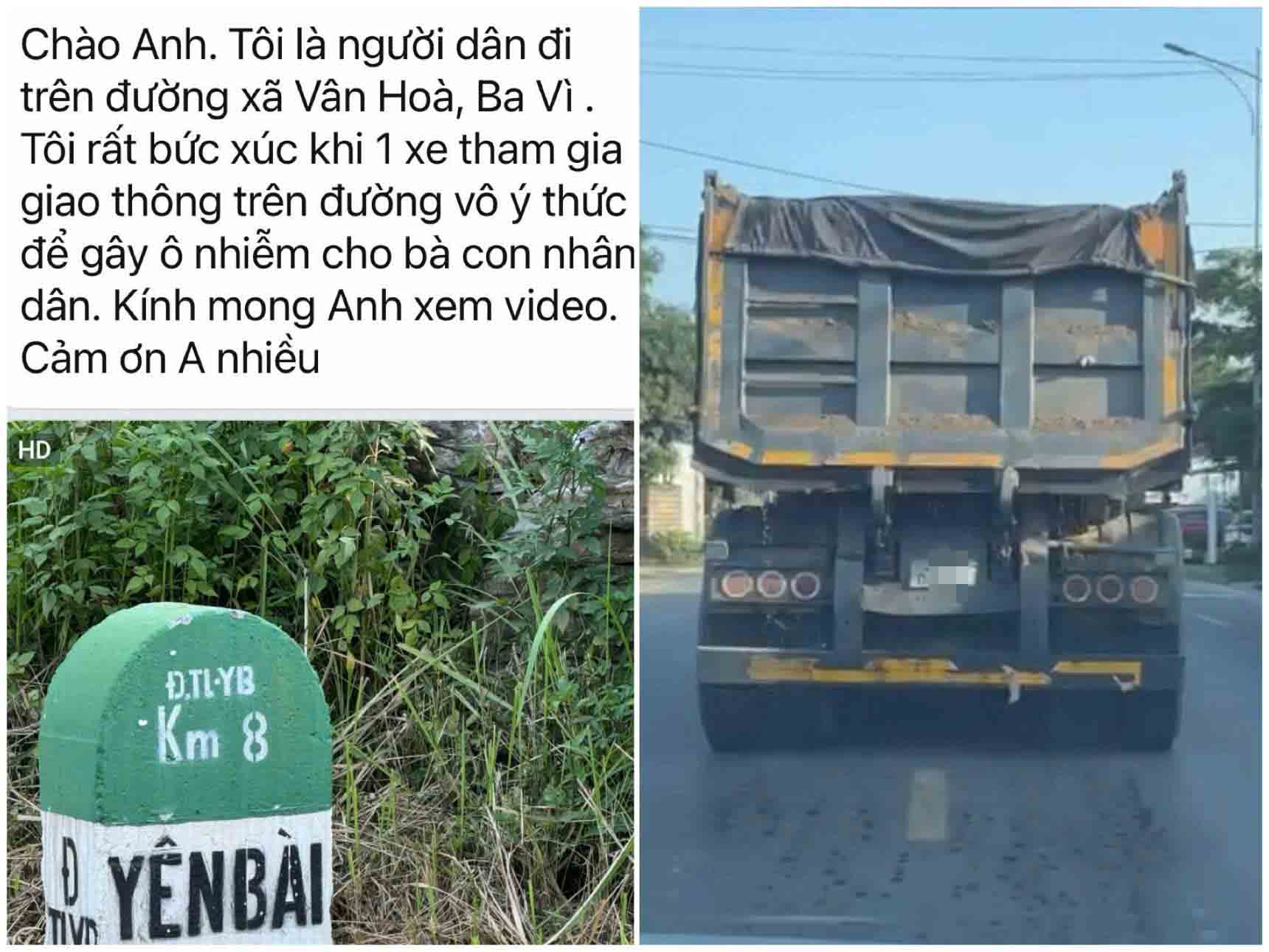 Mo thong tin nguoi dan phan anh den Cuc truong Cuc CSGT. Anh: Cong an cung cap