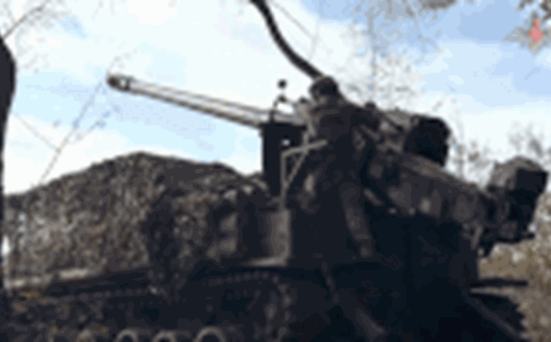 Russian artillery attacks Ukrainian troops. Photo: Russian Ministry of Defense