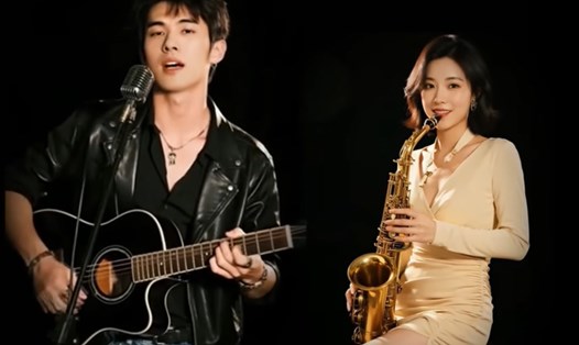 Hình ảnh từ MV “Say một đời vì em” sáng tác bởi Ken Quách và HuongMyBông nhưng có sự hỗ trợ 10% từ AI, do AI hát. Ảnh: Ken Quách Official