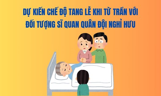 Dự kiến chế độ tang lễ khi từ trần với đối tượng sĩ quan quân đội nghỉ hưu