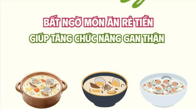 Unexpected cheap dishes help increase liver and kidney function