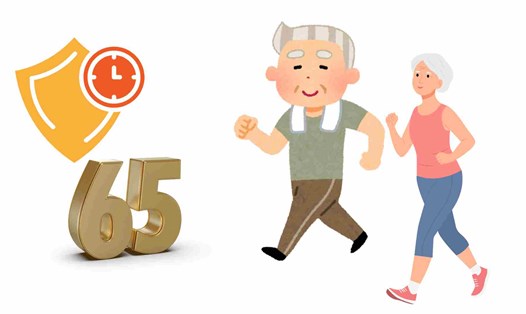 Người sau 65 tuổi nên lưu ý đi bộ đúng cách để giúp kéo dài tuổi thọ. Đồ họa: Hạ Mây