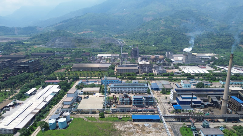 Một góc của KCN Tằng Loỏng, tỉnh Lào Cai hiện nay. Ảnh: Đinh Đại