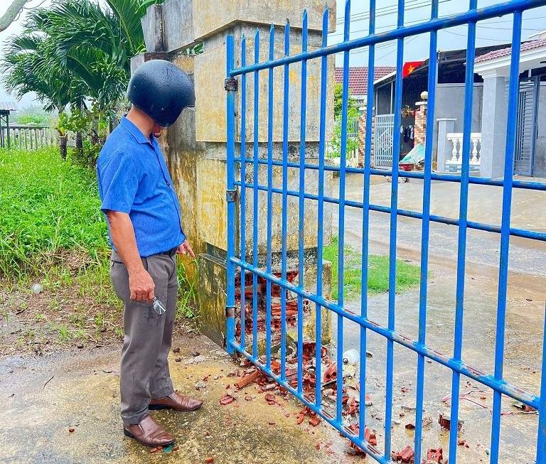 Hien truong vu viec. Anh: Minh Huy