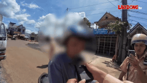 The violator checked the alcohol concentration and the result was up to 1.952 mg/l of breath. Photo: Thanh An