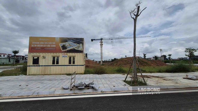 Inside the Dream City project (Bac Giang ward, Bac Ninh province). Photo: Van Truong