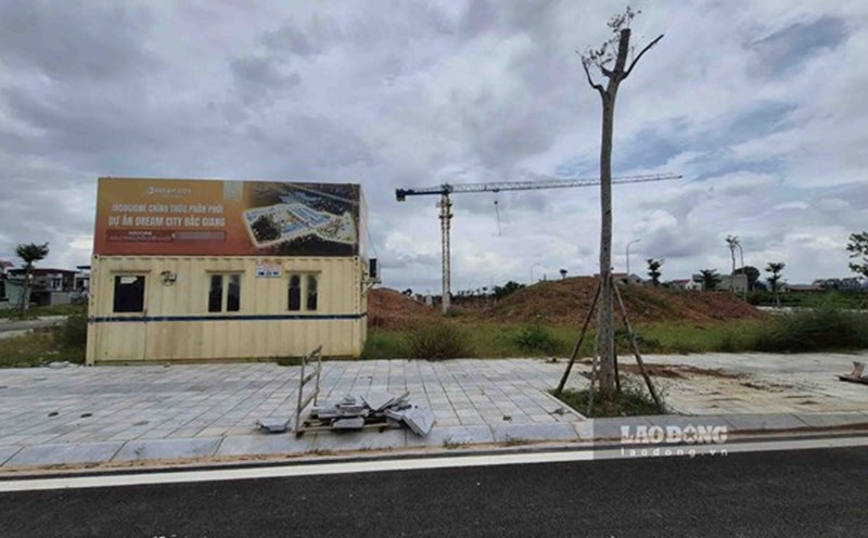Inside the Dream City project (Bac Giang ward, Bac Ninh province). Photo: Van Truong