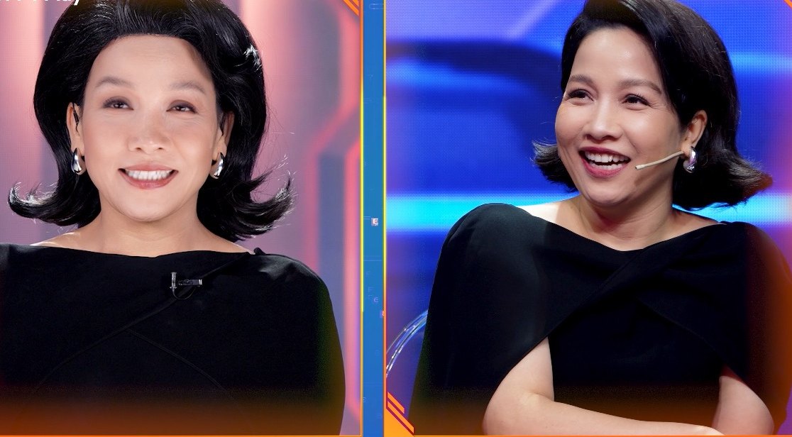 My Linh va phien ban AI cua chinh minh. Anh: Nha san xuat.