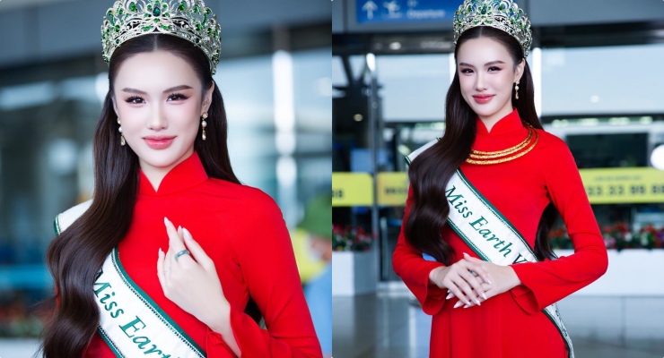 My Anh competes in Miss Earth 2025. Photo: Organizing Committee.