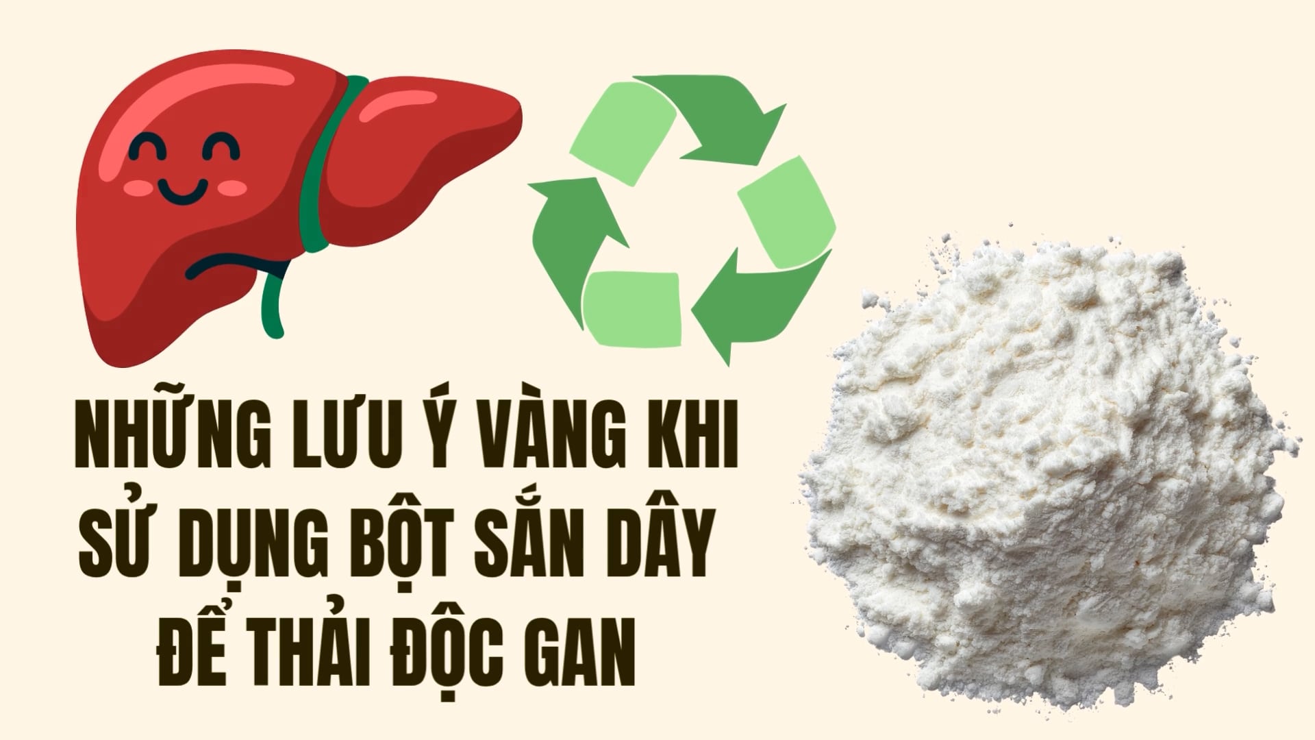 Golden notes when using kudzu powder to detoxify the liver