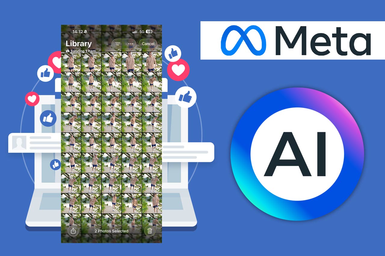 Facebook is testing AI to go to the photo warehouse to help users find beautiful moments that have been forgotten. Graphic photo: Linh Anh