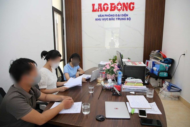 Teachers in Quang Tri reported to Lao Dong Newspaper that they have now been paid according to regulations. Photo: Cong Sang