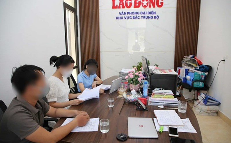 Teachers in Quang Tri reported to Lao Dong Newspaper that they have now been paid according to regulations. Photo: Cong Sang