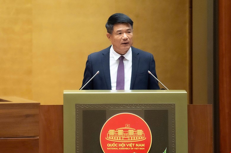 Director of the Supreme People's Procuracy Nguyen Huy Tien. Photo: Quochoi.vn.