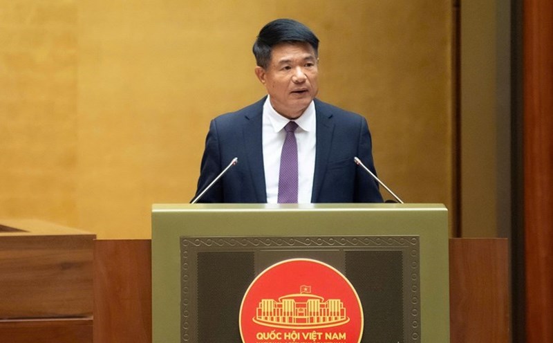 Director of the Supreme People's Procuracy Nguyen Huy Tien. Photo: Quochoi.vn.