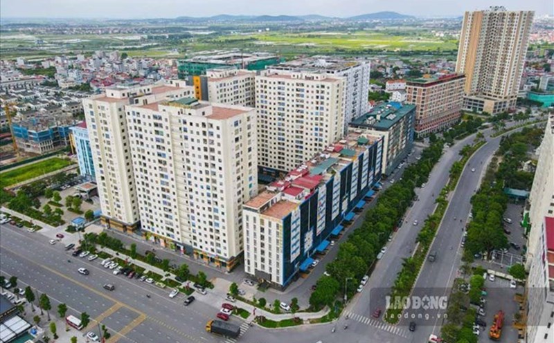 A social housing area in Vo Cuong ward (Bac Ninh province). Photo: Tran Tuan