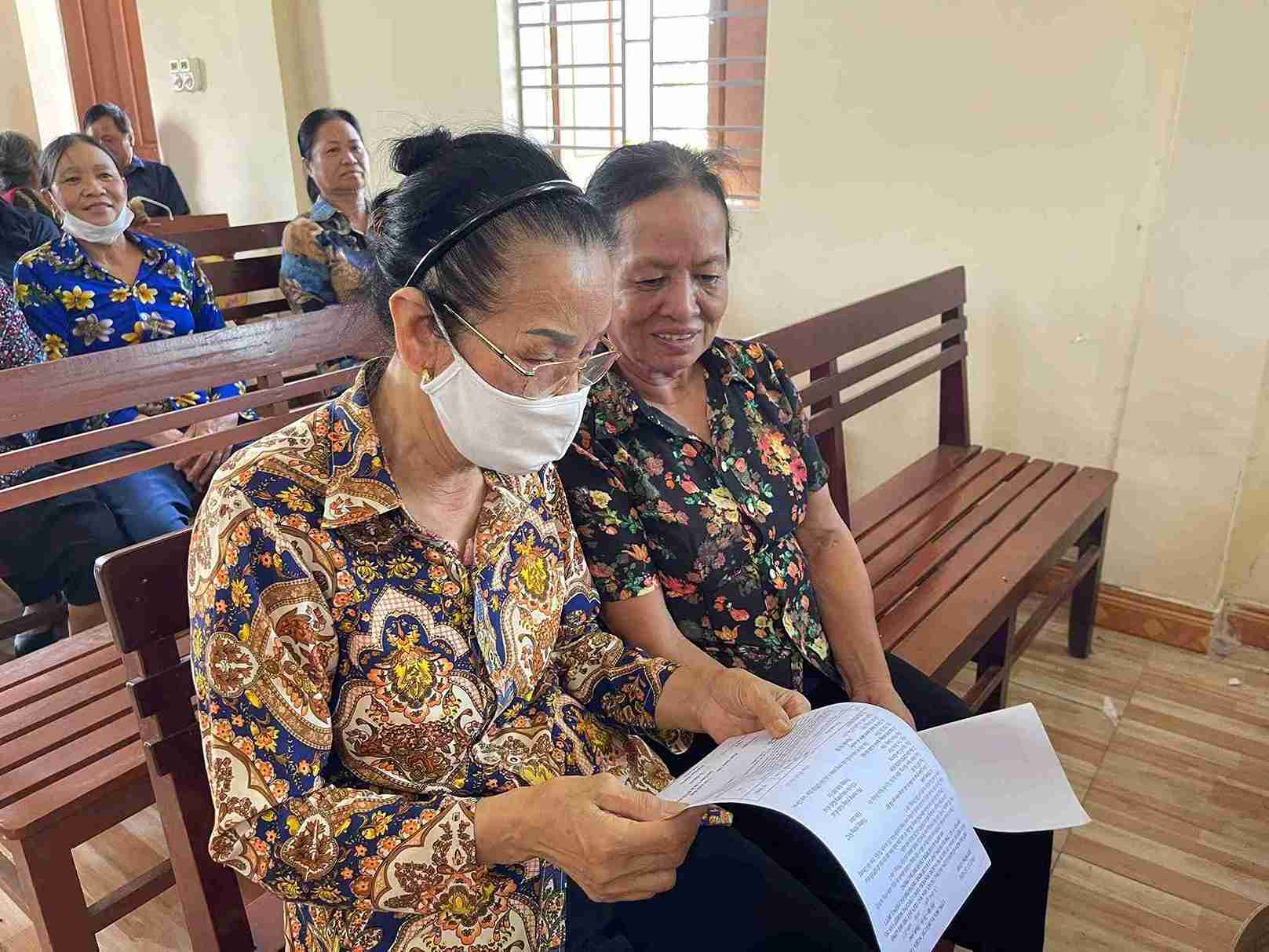 People have a high consensus on the compensation plan in Chi Minh commune. Photo: Chi Minh City