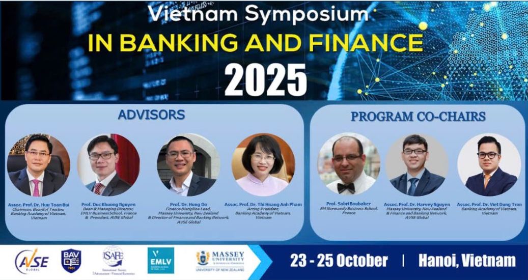 The 2025 International Conference on Vietnam Banking and Finance (VSBF) took place at 8:30 a.m. on October 23. Photo: Organizing Committee