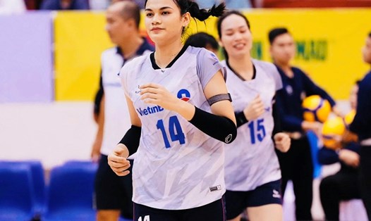 Chủ công Vi Thị Như Quỳnh sẽ tham dự vòng chung kết Giải hạng A toàn quốc 2025. Ảnh: VFV