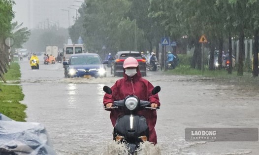 Dự báo thời tiết ở Trung Bộ nhiều nơi mưa to đến rất to từ trưa mai 22.10. Ảnh: Phúc Đạt