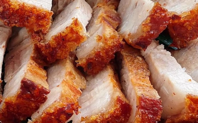 When quay and grilling, the fat in the tripe can only flow out, thereby reducing the risk of dyslipidemia. Photo: Kieu Vu