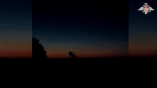 Russian artillery shells fell on a Ukrainian base. Photo: Russian Ministry of Defense