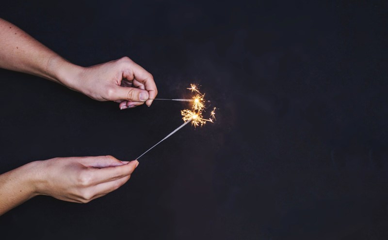 Be careful with burning fireworks during the holiday season. Photo: Thuy Duong