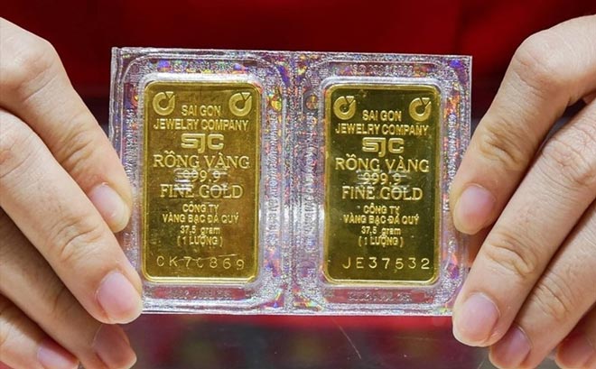 Domestic gold prices have always been significantly higher than those in the world market. Photo: Phan Anh