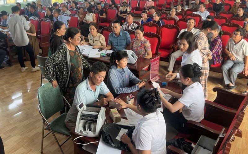 An Truong Commune pays compensation and site clearance for Trang Due 3 Industrial Park Project. Photo: An Truong Commune, Hai Phong