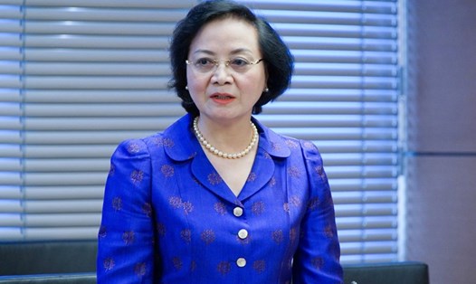Bộ trưởng Bộ Nội vụ Phạm Thị Thanh Trà cho biết sẽ điều chỉnh mức lương cơ sở, phụ cấp cho phù hợp khi phân loại lại đơn vị hành chính. Ảnh: Quochoi.vn