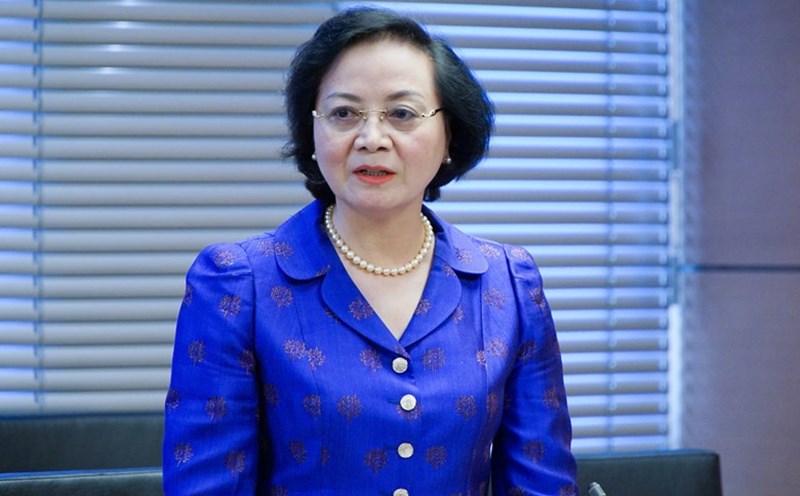 Minister of Home Affairs Pham Thi Thanh Tra said that the basic salary and allowances will be adjusted accordingly when reclassifying administrative units. Photo: Quochoi.vn
